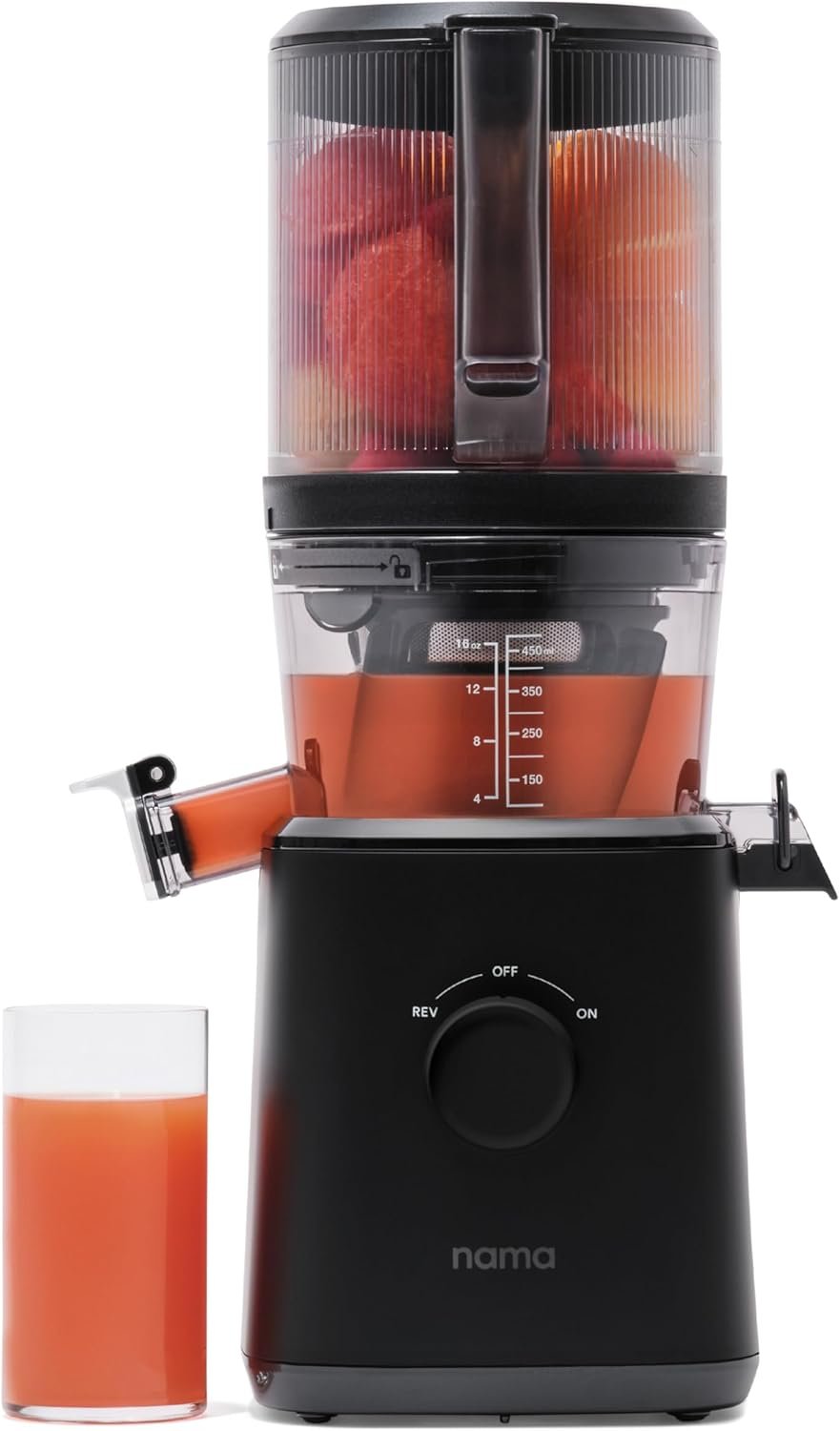 Nama J2 – Cold Press Juicer – Hands-Free – Black