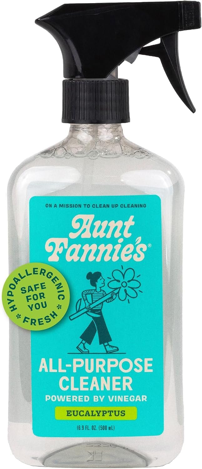 Aunt Fannie’s All Purpose Vinegar Cleaner Spray, Eucalyptus, Pack of 1