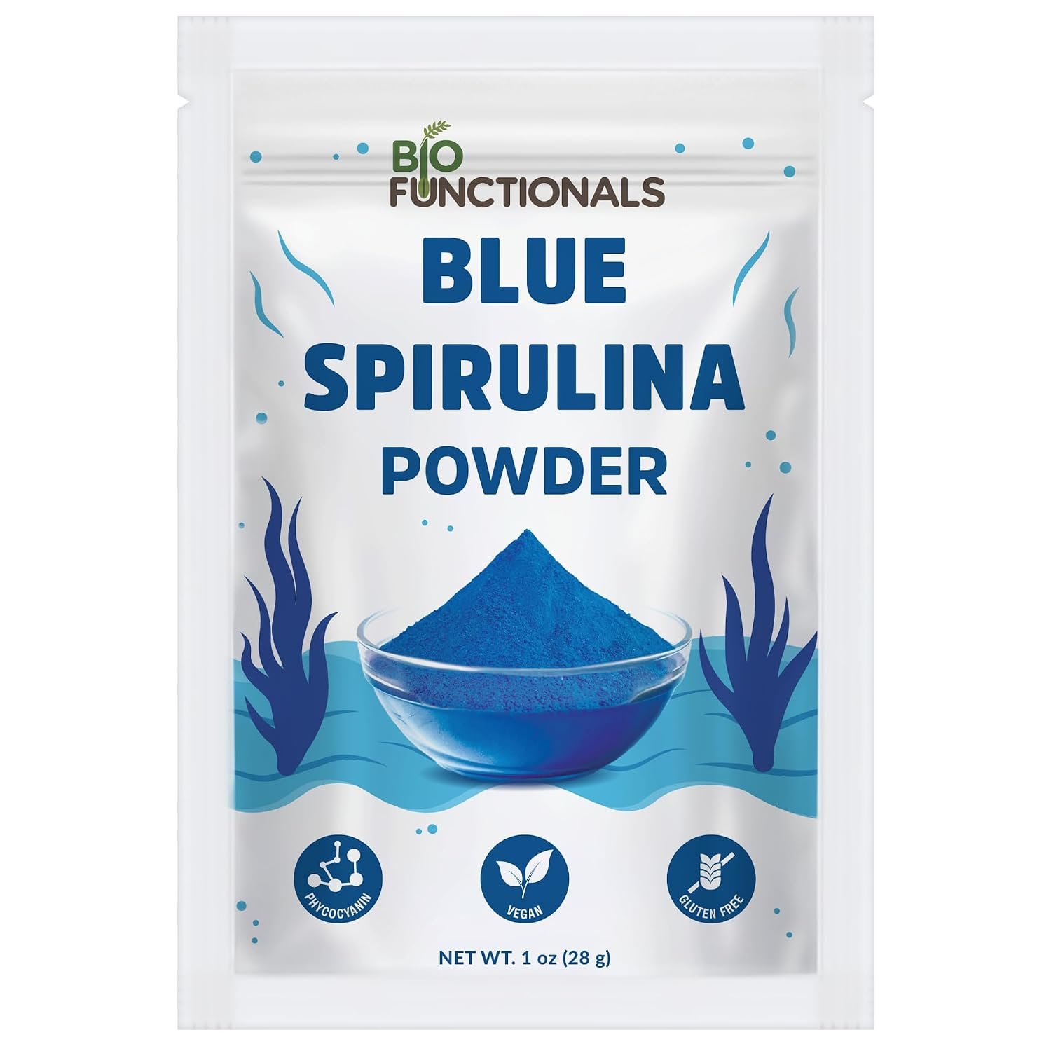 Blue Spirulina Powder Espirulina Natural Food Coloring Spiralina Spirilina