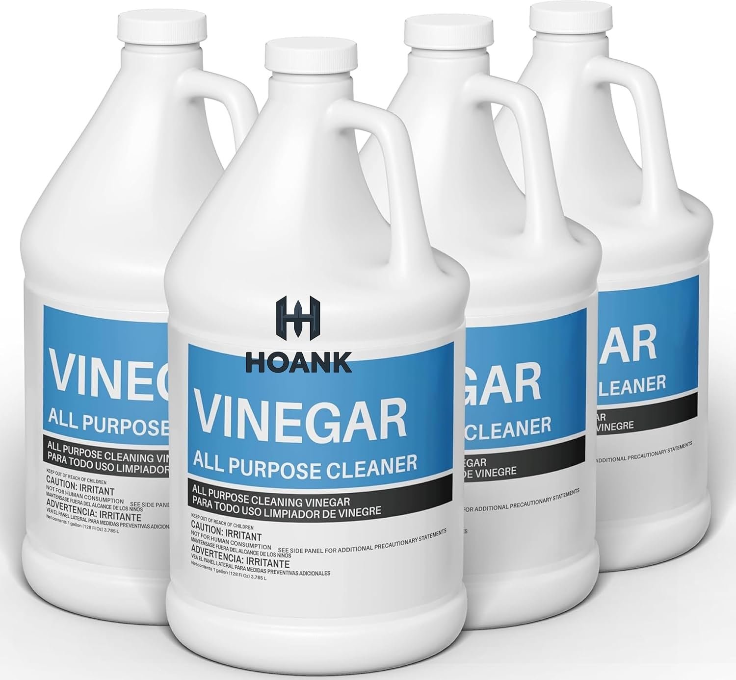 (4 Gallons) – Distilled White Cleaning Vinegar 6% Acidity – Multi-Purpose Household Surface Cleaner, Safe for Laundry