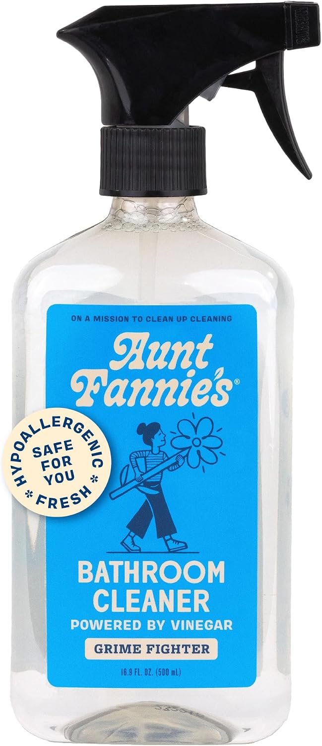 Aunt Fannie’s Bathroom Cleaner Vinegar Spray, 16.9 oz, Pack of 1