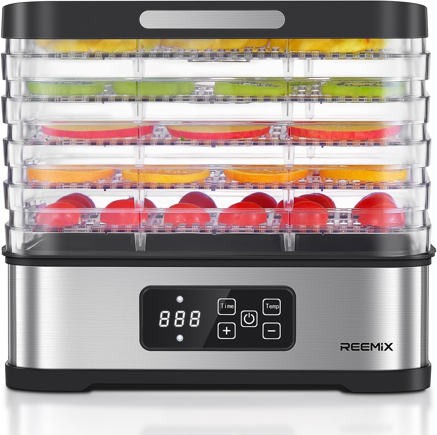 Reemix 5-Tier Compact Food Dehydrator with BPA-Free Trays