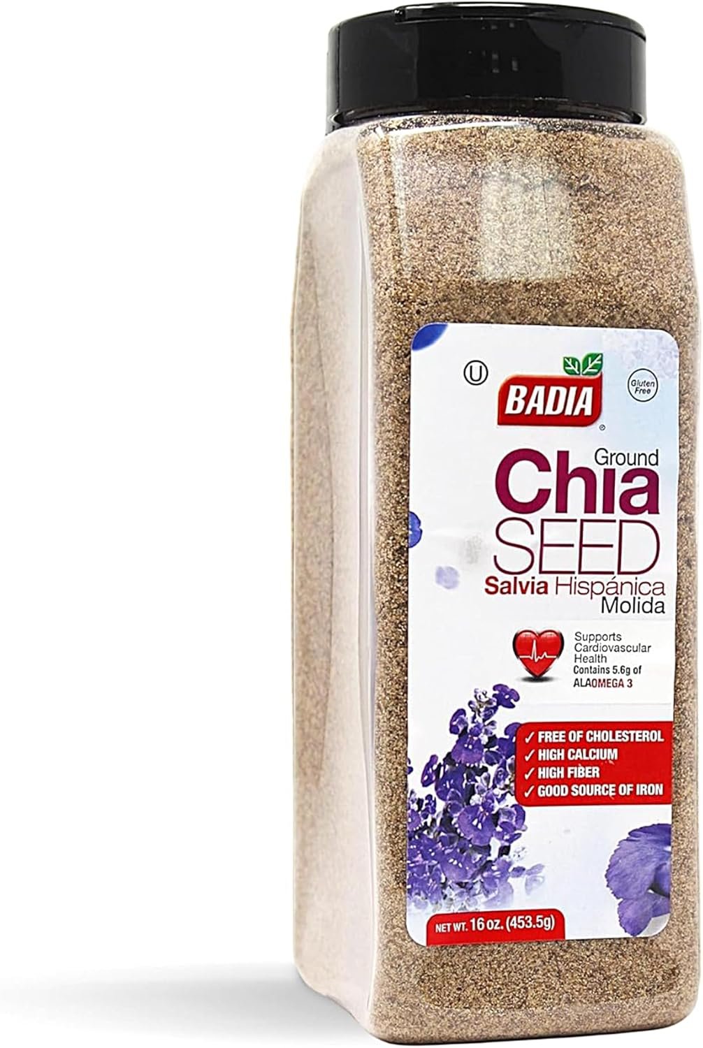 Badia Ground Chia Seeds, 16 oz – For Smoothies & Baking