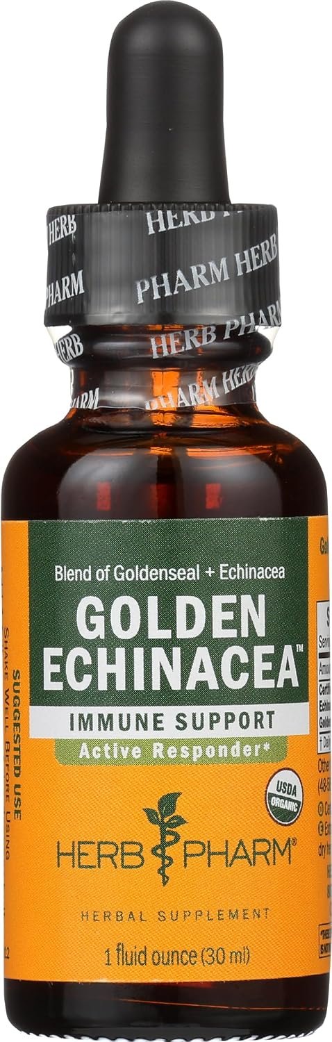 Herb Pharm, Golden Echinacea Extract Organic, 1 Fl Oz
