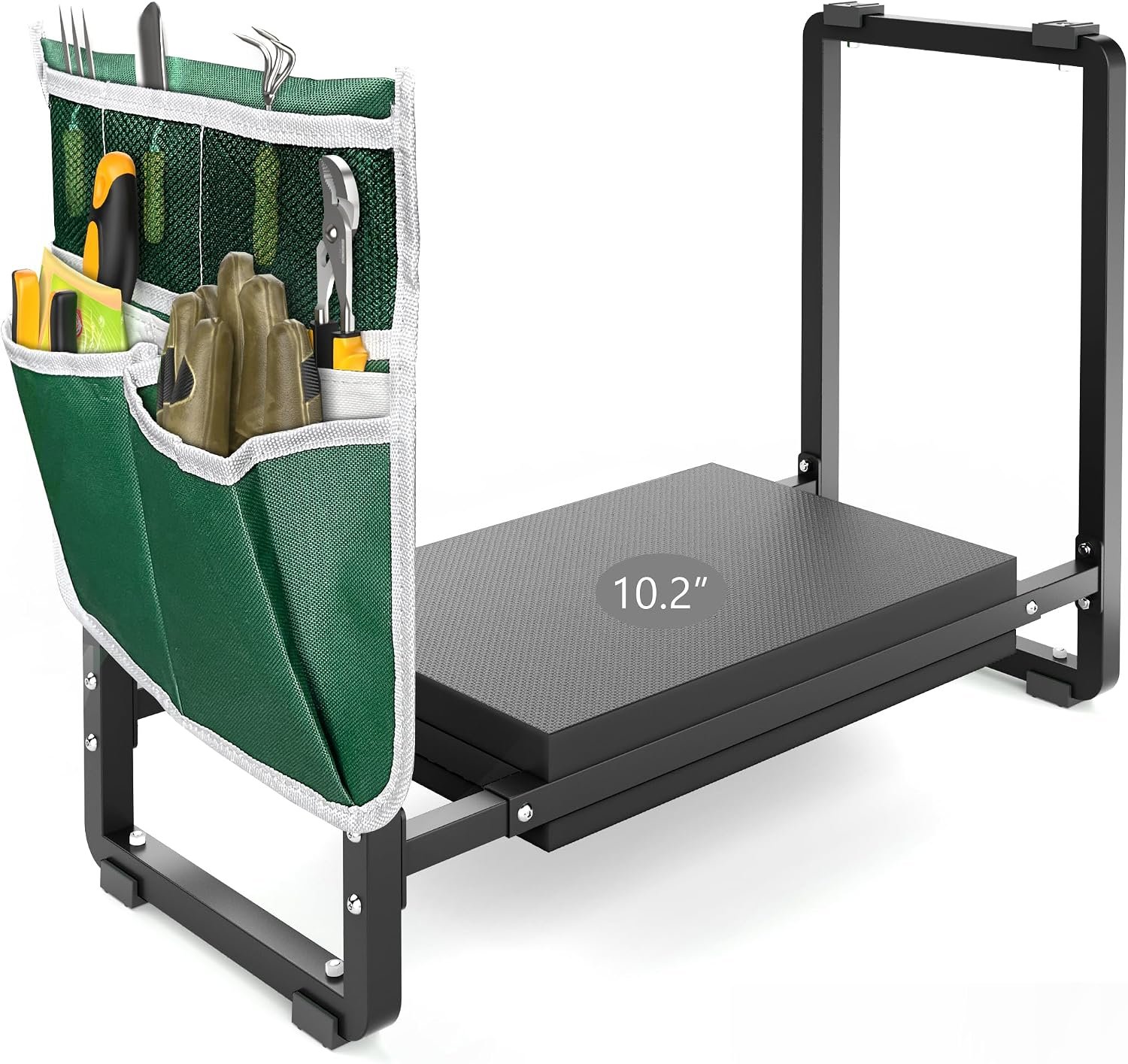 Garden Kneeler and Seat, 10.2″ Wider Heavy Duty Thick for Kneeling and Seat