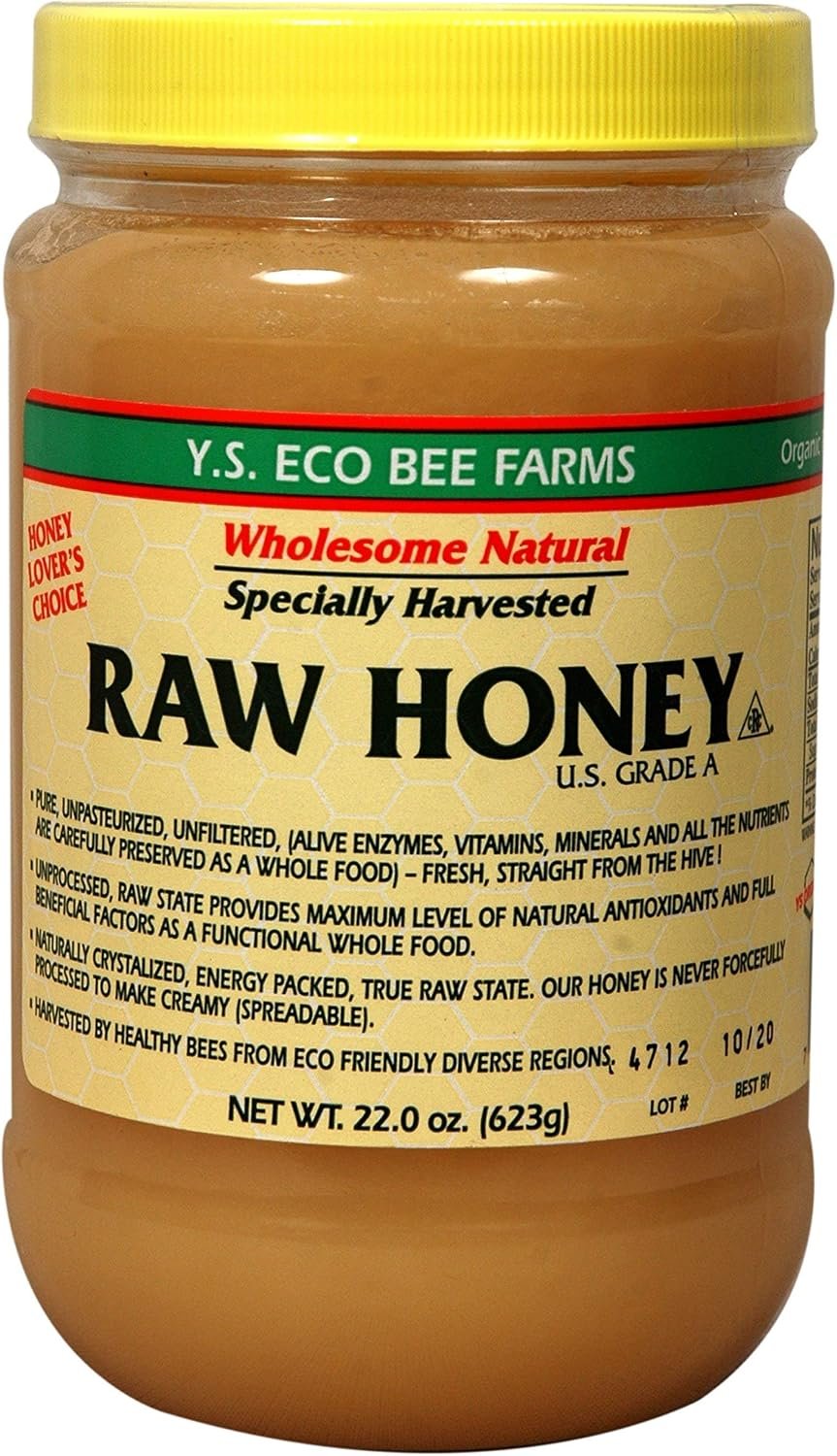 Y.S. Eco Bee Farms Raw Honey – 22 oz