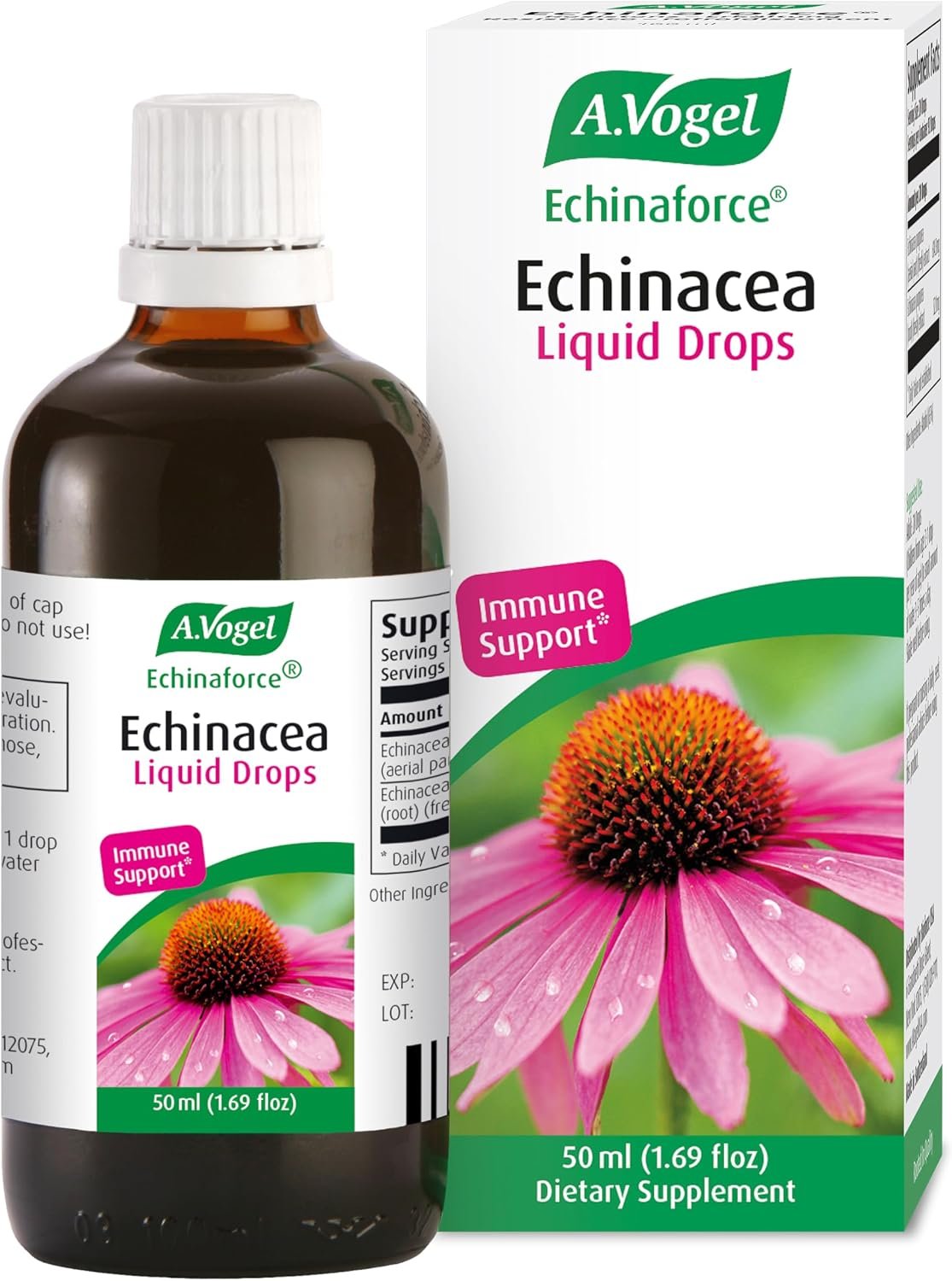 A. Vogel Echinaforce Organic Echinacea Drops, Immune Support, 1.7 oz