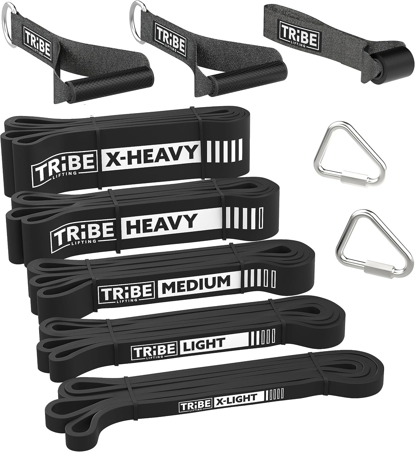 Long Resistance Bands Set, 5 Pull Up Assistance Bands for Working Out