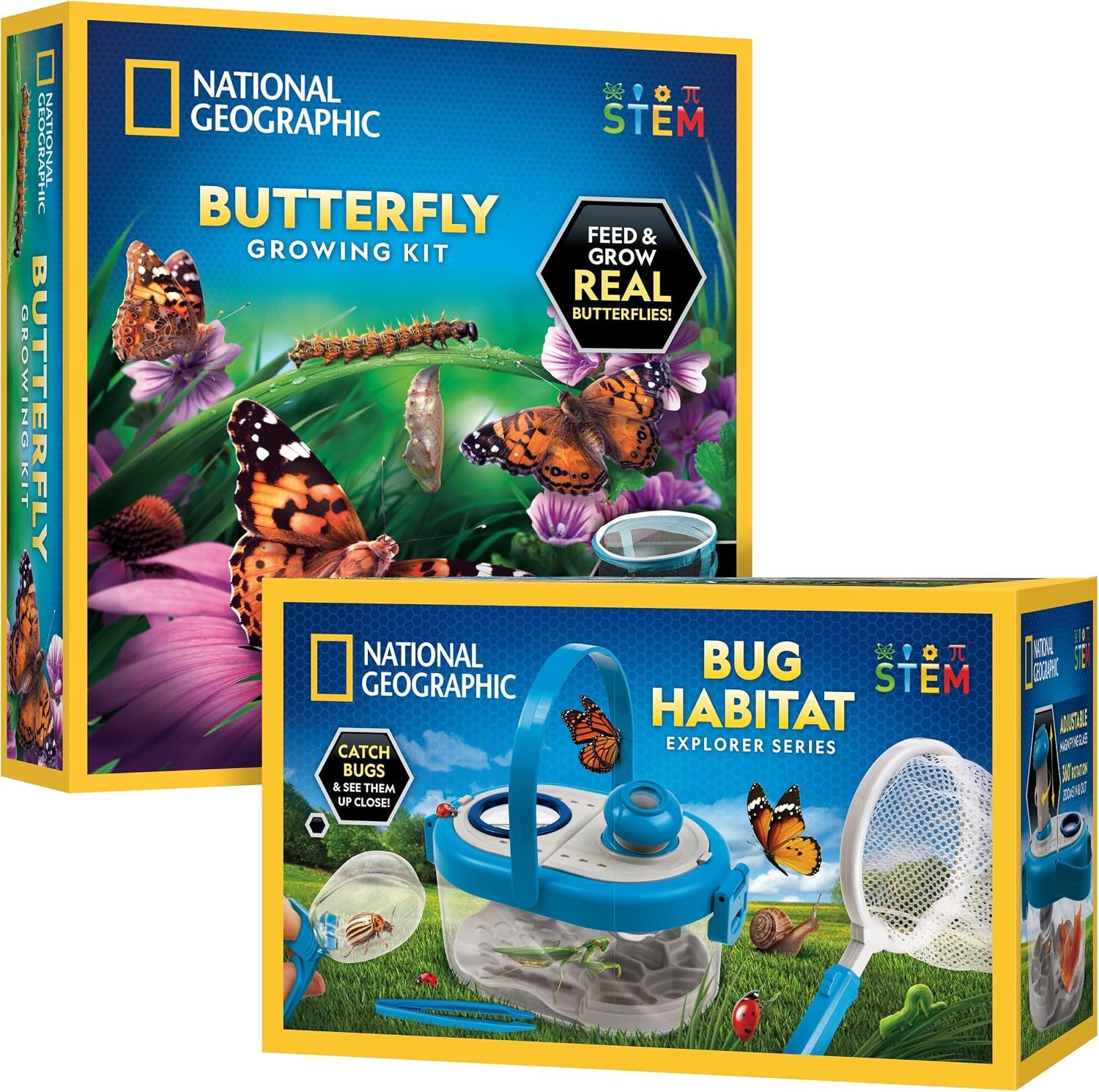 National Geographic Butterfly Growing and Bug Catcher Kit for Kids