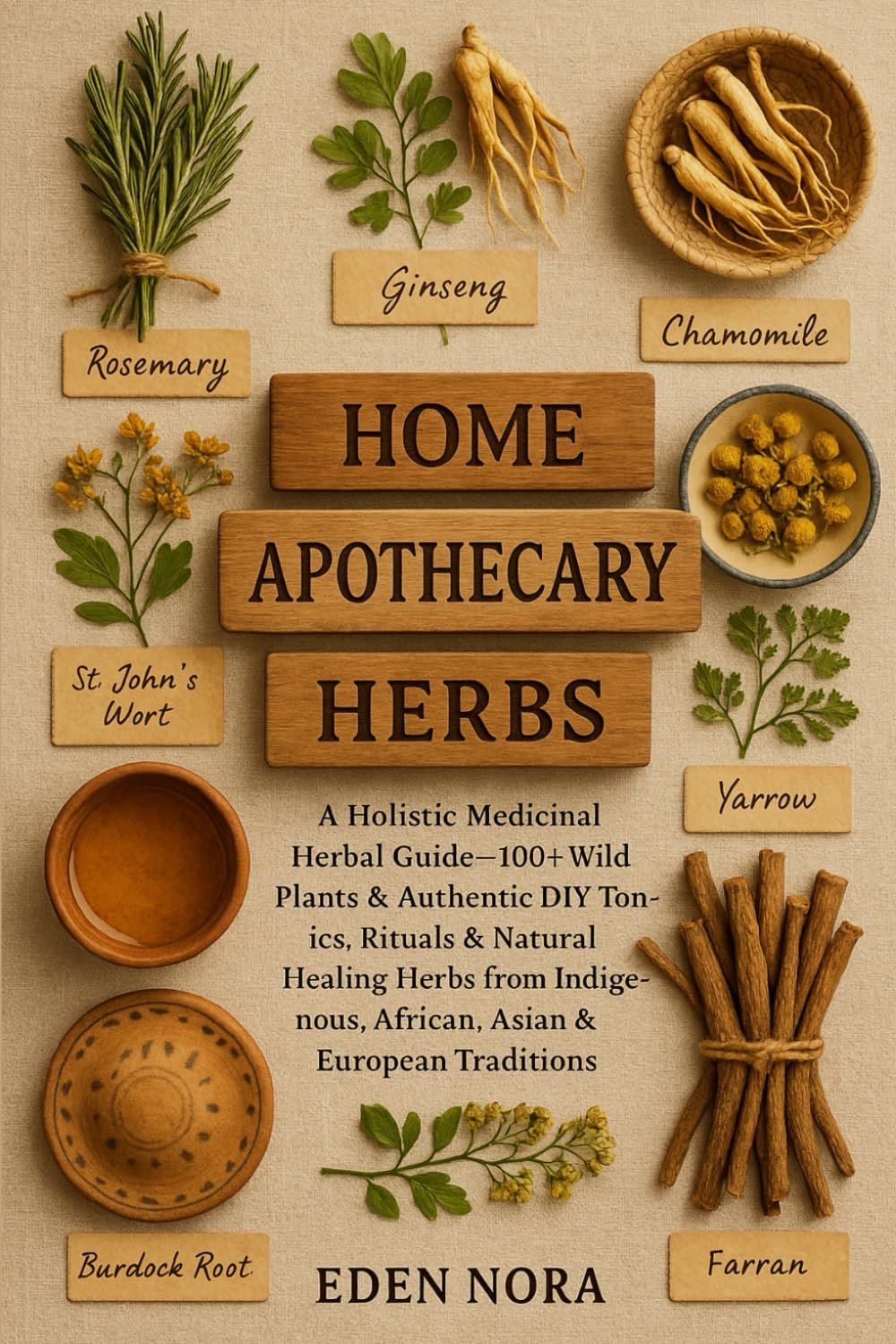 Home Apothecary Herbs: A Holistic Medicinal Herbal Guide—100+ Wild Plants & Authentic DIY Tonics, Rituals & Natural Healing Herbs from Indigenous, … (Natural Remedies & Healing Medicine)