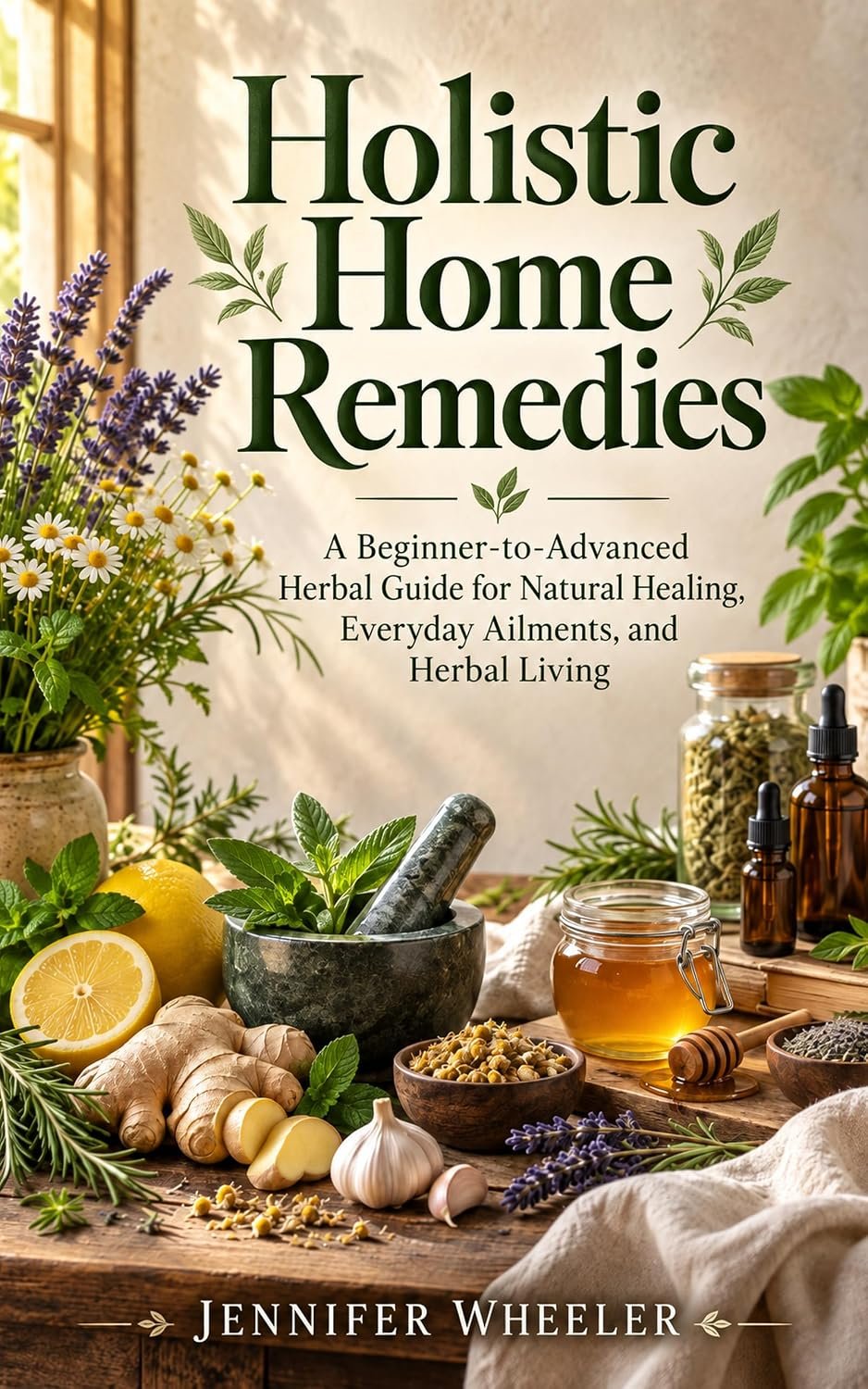 Holistic Home Remedies: A Beginner-to-Advanced Herbal Guide for Natural Healing, Everyday Ailments, and Herbal Living
